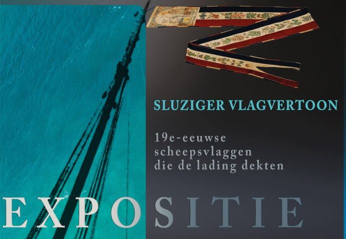 Expositie 'Sluziger vlagvertoon': in Sluuspoort hangt de vlag uit