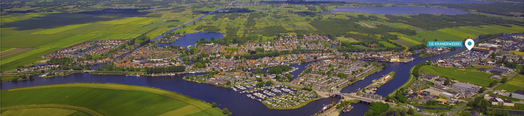 Ruime ligplaatsen bij De Kranerweerd